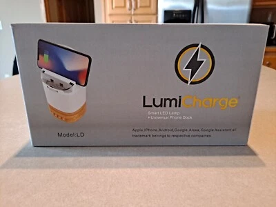 LumiCharge LD Dimmable Night Light & Wireless 10W Phone Charger with Box - Image 1 of 4