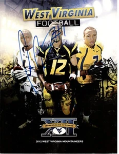 Tavon Austin signiert - West Virginia University WVU Football 2012 Programm - Bild 1 von 5