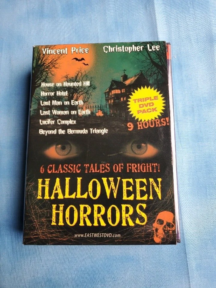 HALLOWEEN HORRORS 3 dvd set 6 movies Vincent Price Christopher Lee - Image 1 of 3