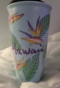 Taza de viaje STARBUCKS 12 OZ HAWAII taza de aves del paraíso - Imagen 1 de 16
