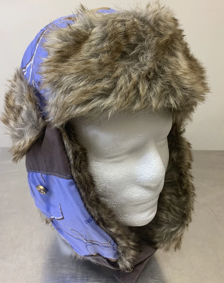 Hot Shot REALTREE Insulated CAMO Bomber Trapper Hat Faux Fur Ear Flap New Large - Image 1 of 4