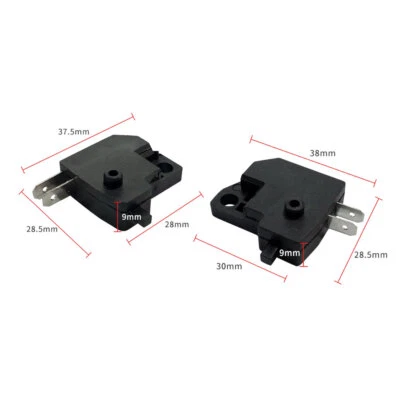 2Pcs Universal Motorcycle Front Brake Light Stop Lever Clutch Switch Accessory - Image 1 of 4