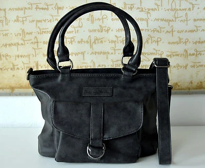 FRITZI AUS PREUßEN ❤️ SALE Schultertasche Shopper DAMITA Vintage Schwarz