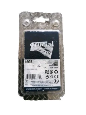 Crucial 16GB DDR4-3200 SODIMM Speicher - Bild 1 von 2