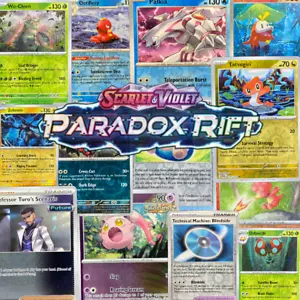 Pokémon Paradox Rift Reverse Holographic & Holo Rare Pick Your Card - Picture 1 of 173