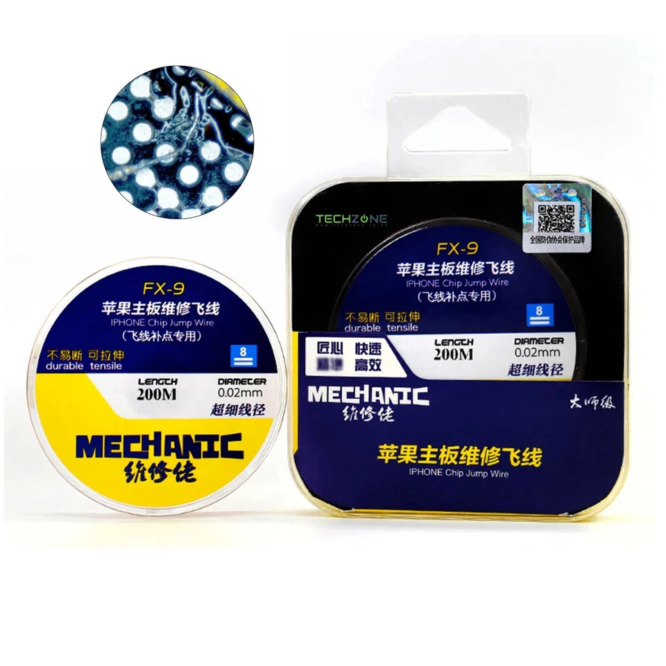 Placa madre iPhone cable FlyLine salto cobre sin aislamiento mecánico 0,02 mm reparación Foto 1 de 4