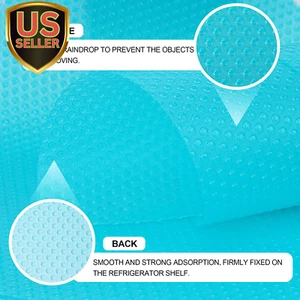 8 Pcs Refrigerator Liners Mats Washable, Refrigerator Mats Liner Waterproof O... - Picture 1 of 7