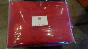 West Elm Quilt full queen red New in package - Picture 1 of 1