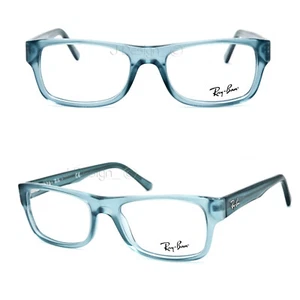 Ray Ban RB 5268 5121 Transparent Matte Blue Kids size 48/17/135 Eyeglasses - Picture 1 of 9