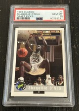 1992 Classic Draft Picks Shaquille O'Neal Rookie RC #1 PSA 10 LSU Magic GEM MINT