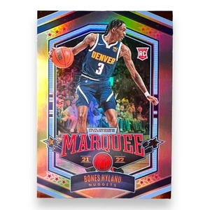Bones Hyland 2021 Panini Chronicles Marquee Pink Parallel RC Denver Nuggets NBA - Picture 1 of 2