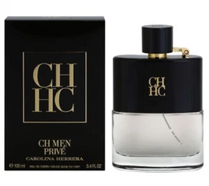 Carolina Herrera CH Men Prive 100ml / 3.4 oz EDT Spray Men (No Cellophane) Rare - Picture 1 of 1