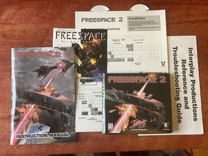 Freespace and Freespace 2 manuals and other paper work *No Game* - Imagen 1 de 2