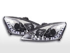 Phare Daylight À Led Drl Look Ford Focus 3/4/5 Portes. 01-04 Chrome Pour