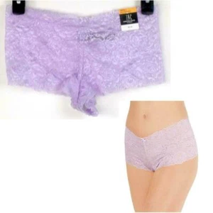 INC International Concepts Encaje Boyhort Floral Brillo Panty XXL 2XL púrpura - Imagen 1 de 2