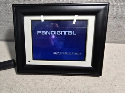 Pandigital PAN66-2 LCD Digital Photo Picture Video Frame 6" Inches Black - Image 1 of 4