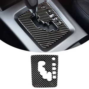 Carbon Fiber Console Gear Shift Panel Cover Trim Fit for Subaru Forester 2008-12 - Picture 1 of 3