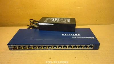 Netgear FS116P V2 ProSafe 16 Port 10/100 Desktop Switch With POE - INCL PSU - Bild 1 von 2