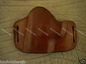 Sig 320, Glock 20 XD, XDM Cross Draw Leather Gun Holster Left Hand Tan U.S.A. - Picture 1 of 1