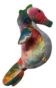 Build A Bear Rainbow Seahorse Splish Splash Tie Dye Colourful Plush Toy BAB - Picture 1 of 23