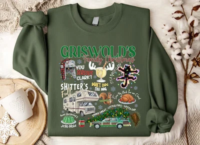 Family Vacation Griswold Christmas Tree Farm Sweatshirt, National Lampoon Shirt - Image 1 of 3