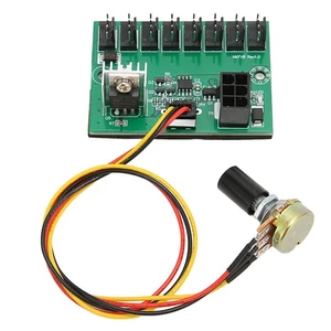 Pc Fan Hub 2 Pin 3 Pin 4 Pin Fan Adapter Pwm Pc Case Cooling Fan Hub Volta AM - Afbeelding 1 van 22