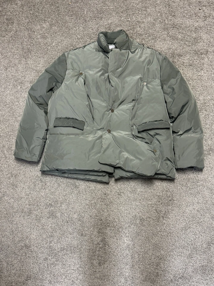 Chaqueta acolchada de nailon de gran tamaño de Japón con relleno de inercia es una ideología argón Foto 1 de 4