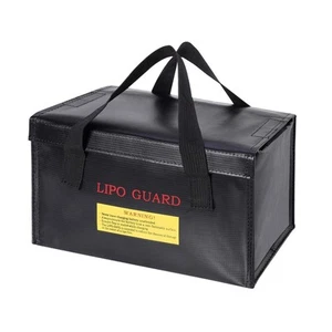 Tragbare tragbare Lipo Batterie Safe Tasche Schutz feuerfest Fiberglas (groß) - Bild 1 von 5