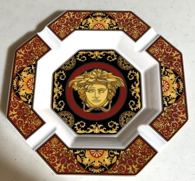Versace by Rosenthal Medusa Ashtray Large 9” Mint - Image 1 of 4
