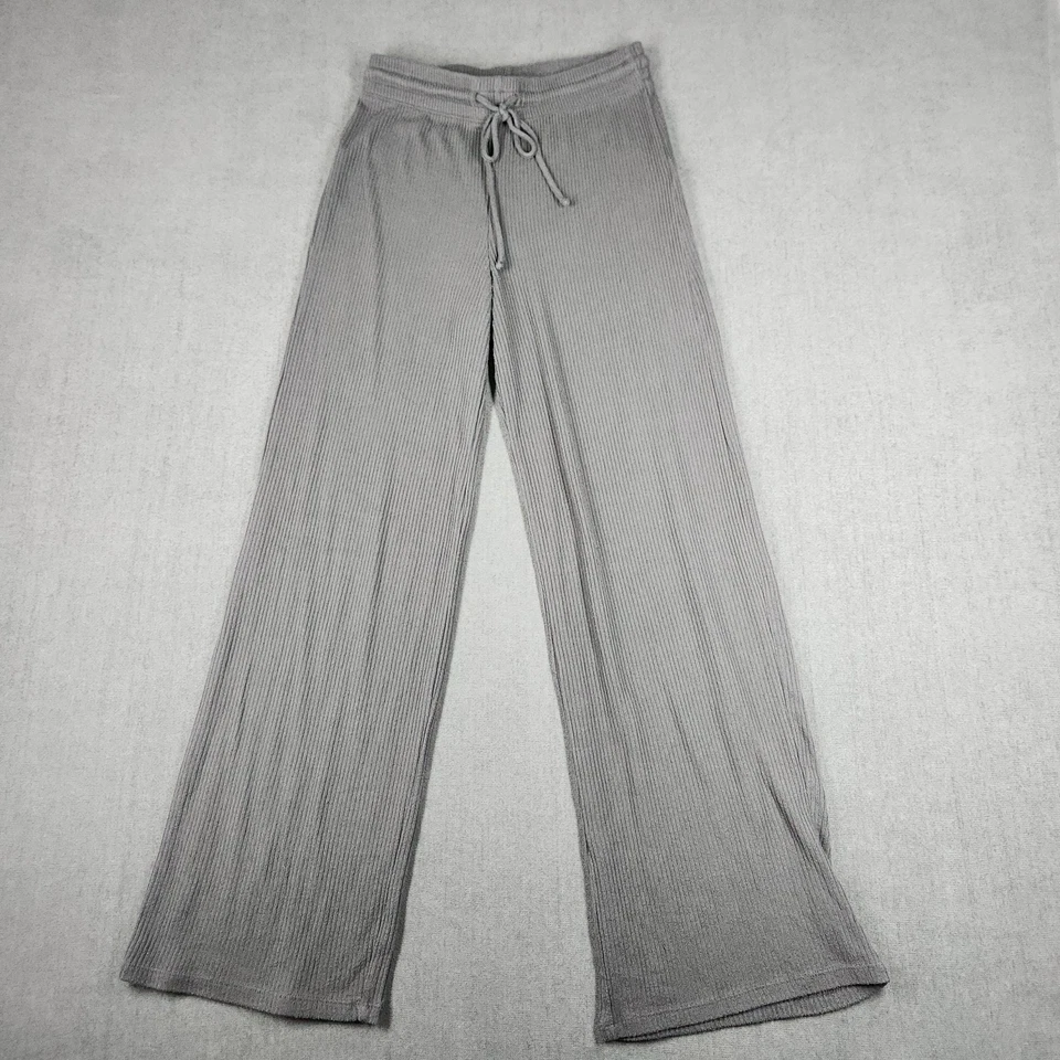 Gap Body Pants Womens Size XS Grey Polyester Lounge Wide Leg - Image 1 of 4