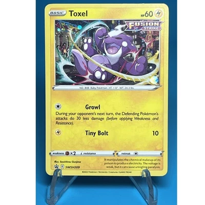Toxel SWSH209 SWSH: Sword & Shield Promo Cards Holo Mp FREE SHIPPING - Image 1 of 3