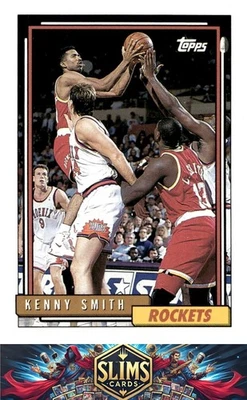 1992-93 Topps Houston Rockets Кенни Смит No170 - Изображение 1 из 2