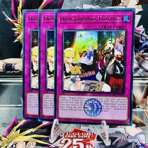 3x Yugioh Playset Dragonmaid Tidying BLMM-EN069 Ultra Rare 1st Ed Near Mint - Picture 1 of 1