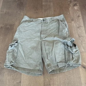 Polo Ralph Lauren Shorts Mens 36 Green Cargo Heavy Cotton Pockets Baggy Prep - Bild 1 von 3