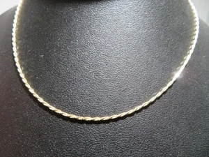 CADENA CUERDA MACIZA 10K YG 20" LARGO 1,09 MM GRUESO 2,83 gramos (G1344901) - Imagen 1 de 11