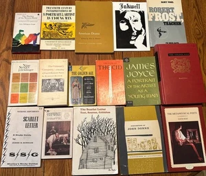 Lot Of 15 Literary Classics Paperback Books Vintage Poetry Novel - Imagen 1 de 11