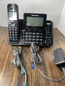 Panasonic KX-TG9541B Link2Cell 2-Line Cordless Phone - Picture 1 of 6