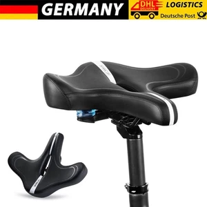 Fahrradsattel Ergonomisch Fahrradsitz Sattel Bequem Gelsattel Fahrrad MTB e-Bike - Bild 1 von 12