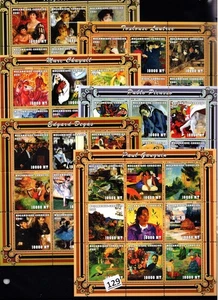 UI MOZAMBIQUE - MNH - MIX - 6 S/S - ART - PAINTING - 2001 - Bild 1 von 1