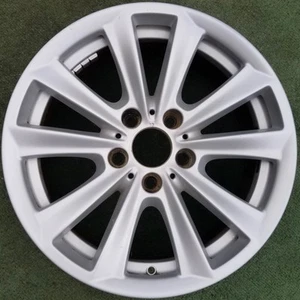 Factory BMW Wheel 550i 535i 528i 640i 650i OEM 17 Inch Silver 36116780720 71403 - Picture 1 of 10