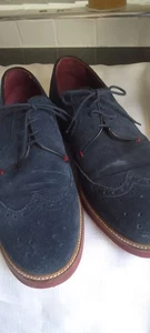Brogues Ted Baker blu scamosciato taglia UK 10 EU 44 Archerr - Foto 1 di 10