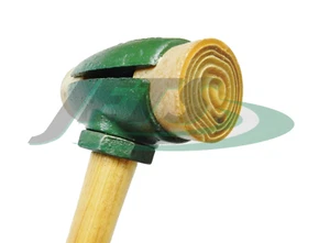 Rawhide Mallet Split Head Hammer #4 GARLAND 31004 with 2" Rawhide Faces 4 Pound - Picture 1 of 10