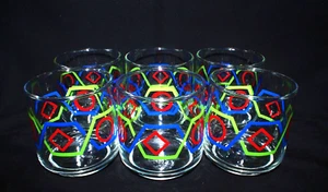 vintage MCM geometrical tumblers by “Crisa”- - Picture 1 of 3