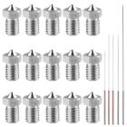 Stainless Steel 3D Printer Nozzles For Anet A8, 5 Sizes 1.75Mm Makerbot