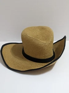 Ron Jon Surf Shop Ladies Sun Block Straw Hat. One Size. Removable Sweatband. - Picture 1 of 19