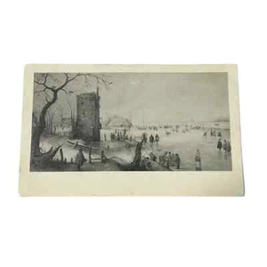 Postal Paisaje de Invierno Hendrik Avercamp City Art Museum St Louis MO A331 - Imagen 1 de 2