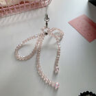 Crystal Beads Bow Mobile Phone Case Pendant CCD Camera Pendant Handmade Beads