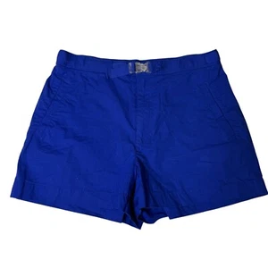 Ralph Lauren blaue Shorts Schnalle Taille Freizeit Sommer Damengröße 8 - Bild 1 von 9
