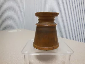 Antiker Baum Holz Tintenschleifer Pounce Pot Handarbeit, Sternmuster Piercing - Bild 1 von 15