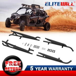 ELITEWILL Nerf Bars Rock Sliders for 2017-2023 Can-Am Maverick X3 Max - 4 DOOR - Picture 1 of 22